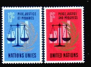 United Nations,Peace,Justice And Progress,mint Stamps. - Sonstige & Ohne Zuordnung