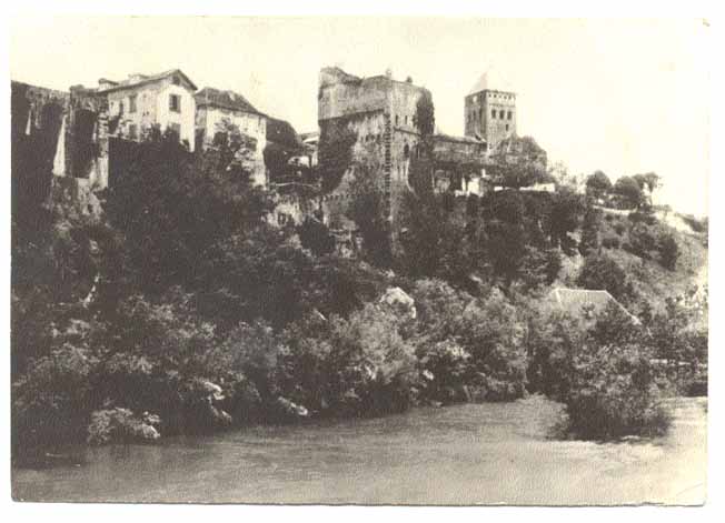 64 - SAUVETERRE DE BEARN  - Ruines Du Château De Montréal  - Eglise - - Sauveterre De Bearn