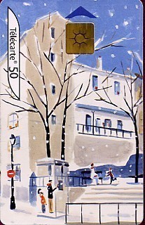 @  Télécarte LA VILLE N° 4 - L´HIVER - 50U - GEM2 - 02/04. - 2004