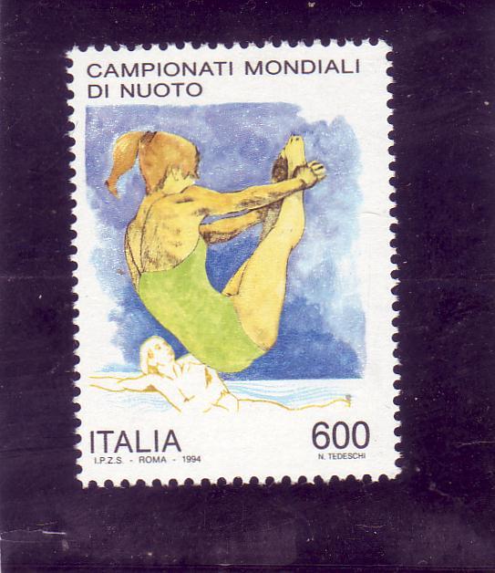 ITALIE 1valeur ( 1994)        **       Natation -plongeon - Nuoto