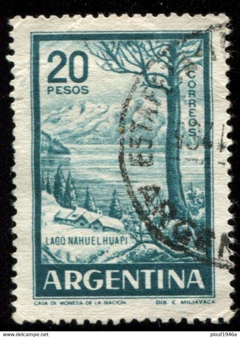 Pays :  43,1 (Argentine)      Yvert Et Tellier N° :    606 C (o) - Oblitérés