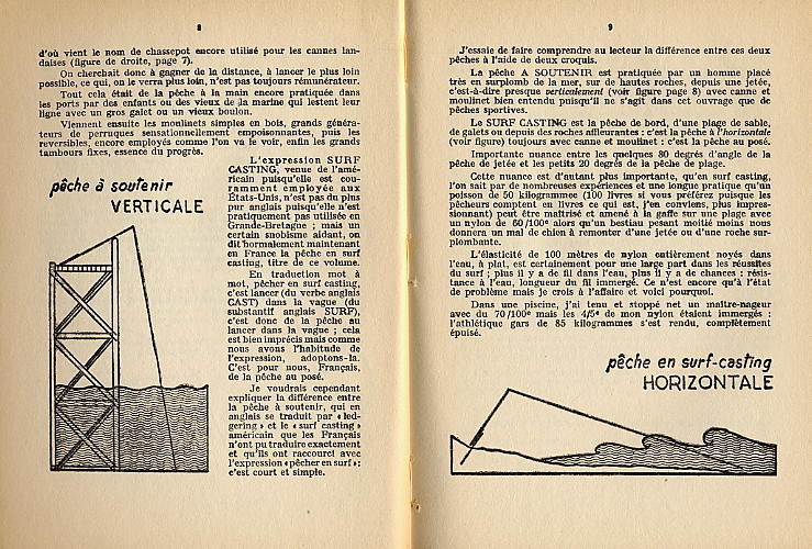 PECHES EN MER - SURF CASTING  -  93 PAGES  -  QUELQUES  ILLUSTRATIONS ET -  1964 - Chasse/Pêche