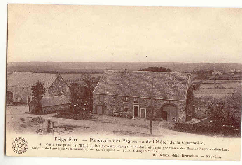 4203 - TIEGE - SART  -  Panorama Des Fagnes Vu De L´Hôtel De La Charmille - Jalhay