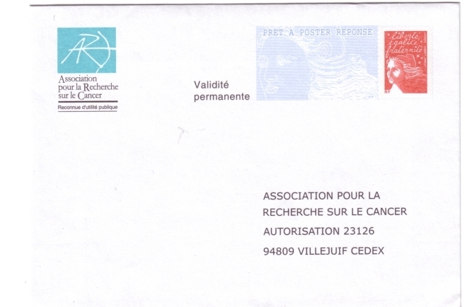 PAP Réponse Lucquet ARC, Autorisation 23126, N° 0400728 - PAP: Antwort/Luquet