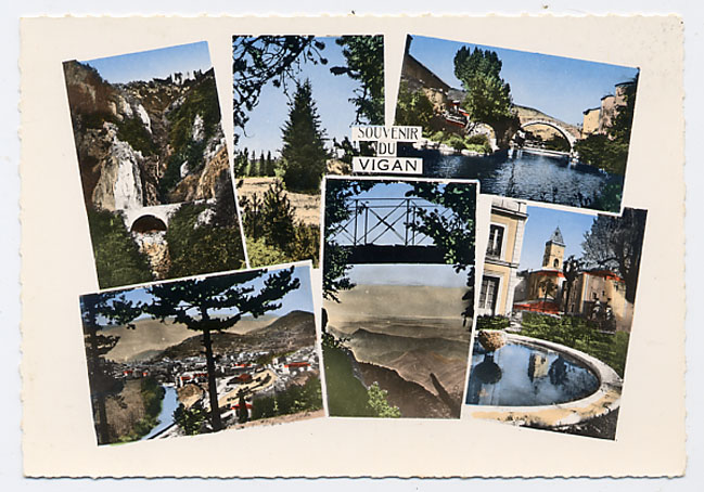 {18920} Souvenir Du Vigan Vieux Pont Parc De La Caisse D'Epargne Pont Et Cascade Du Saut De La Chèvre - Le Vigan