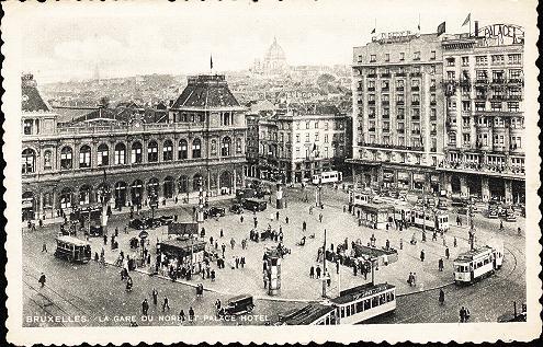 Le Gare Du Nord Et Palace Hotel, Bruxelles - Transport (rail) - Stations