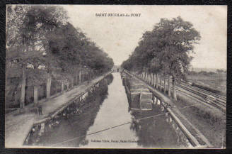 SAINT NICOLAS DE PORT - "Pas De Titre - Péniches à Quai - Saint Nicolas De Port