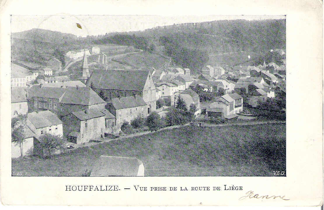 Houffalize - Vue Prise De La Route De Liège - Houffalize