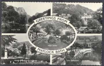 Views Of Matlock Bath, U.K. - Real Photo - Bath