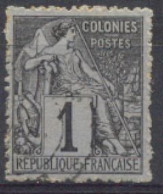 Lot N°3761  COLONIES GENERALES , N°46, Coté 4.60 Euros - Alphée Dubois