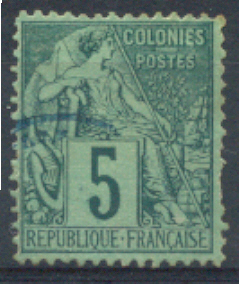 Lot N°3771  COLONIES GENERALES , N°49, Coté 3 Euros - Alphee Dubois