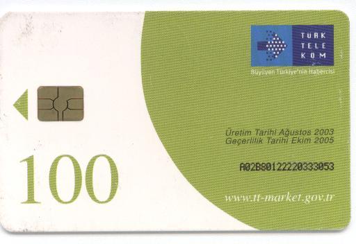 Turk Telekom - Fleurs - 100 Unités. - Turkey