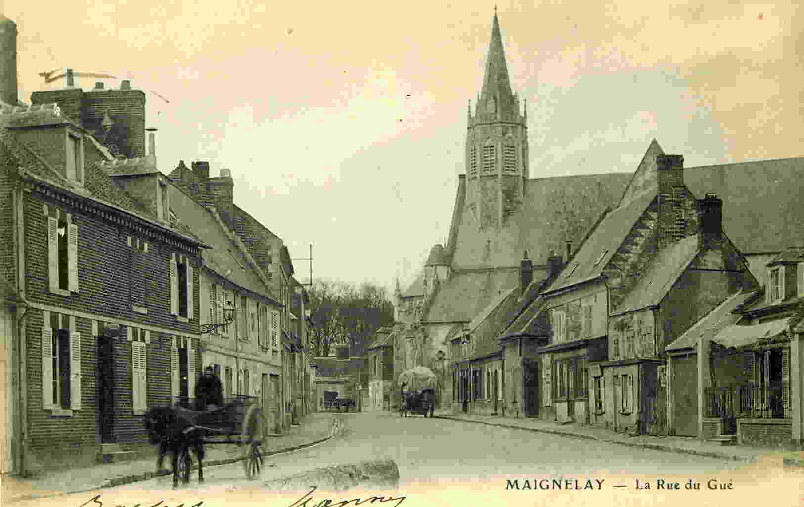 MAIGNELAY - La Rue Du Gué - Maignelay Montigny
