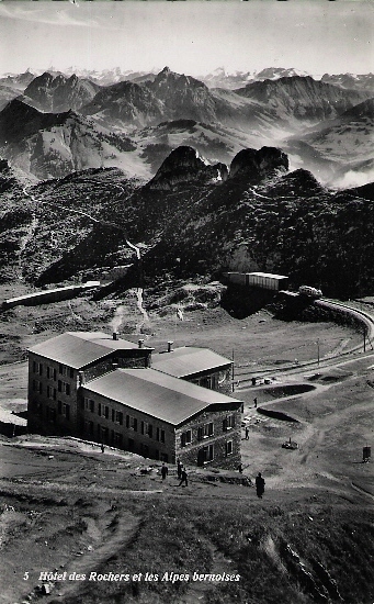 SUISSE - HOTEL DES ROCHERS ET LES ALPES BERNOISES - Roche