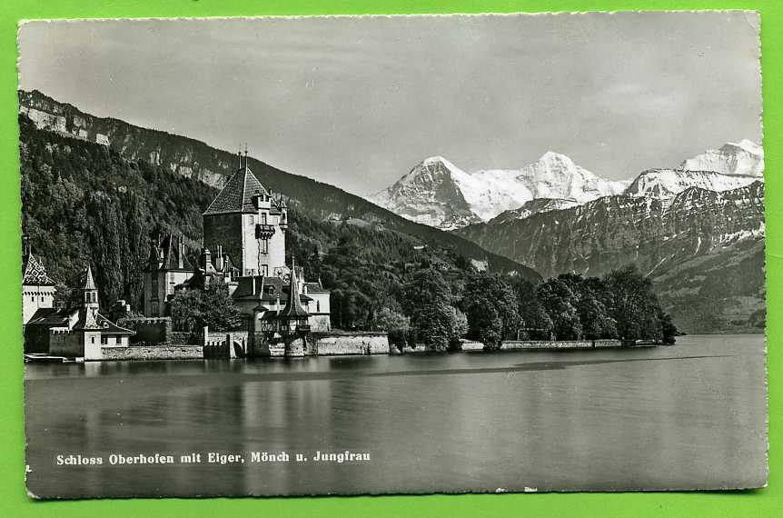 Schloss Oberhofen Mit Elger. Münch U . Jungirau - Oberhofen Am Thunersee