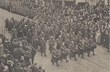 Funérailles Solennelles Du Roi Albert 1er 22/02/1934 Animée Militaire Belge - Funeral
