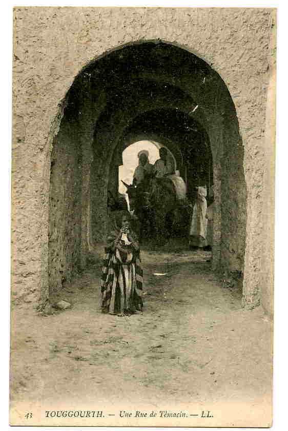 CPA - TOUGGOURTH - Une Rue De Témacin - Très Animée - Children