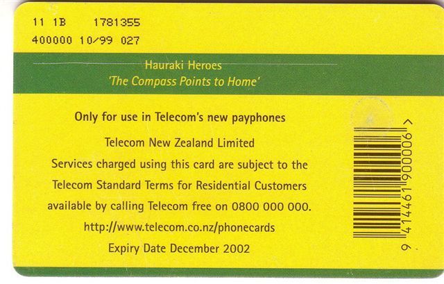 New Zealand - NZ - Hauraki Heroes 5.$  ( See Scan For Condition ) - Nueva Zelanda