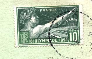 Cpa Arbois (39, Jura) Vue Générale. CLB édit (Lardier à Besançon). Timbre 8è Olympiade 1924, à L´envers Coin Inf Gauche - Arbois