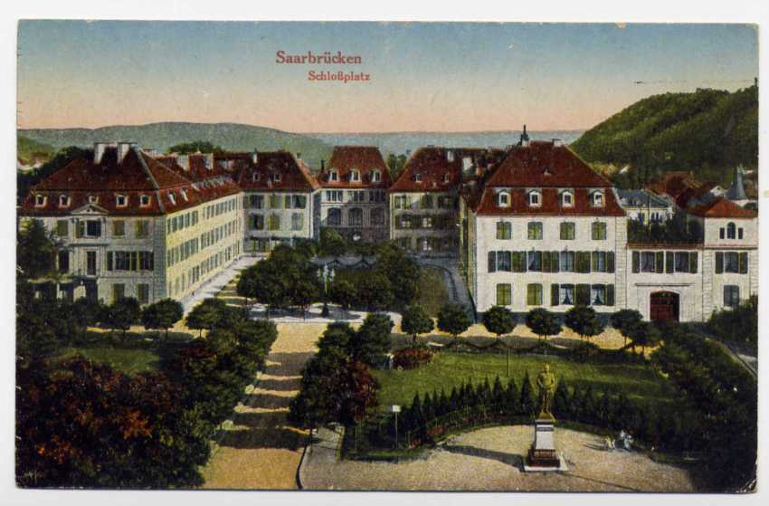 Réf 111  - SAARBRÜCKEN - SCHLOBPLATZ (1919) - Saarbruecken