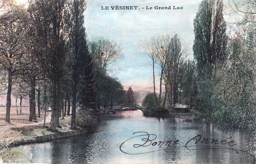 Cpa Le Vésinet (78, Yvelines) Le Grand Lac . Edit Desprès - Le Vésinet