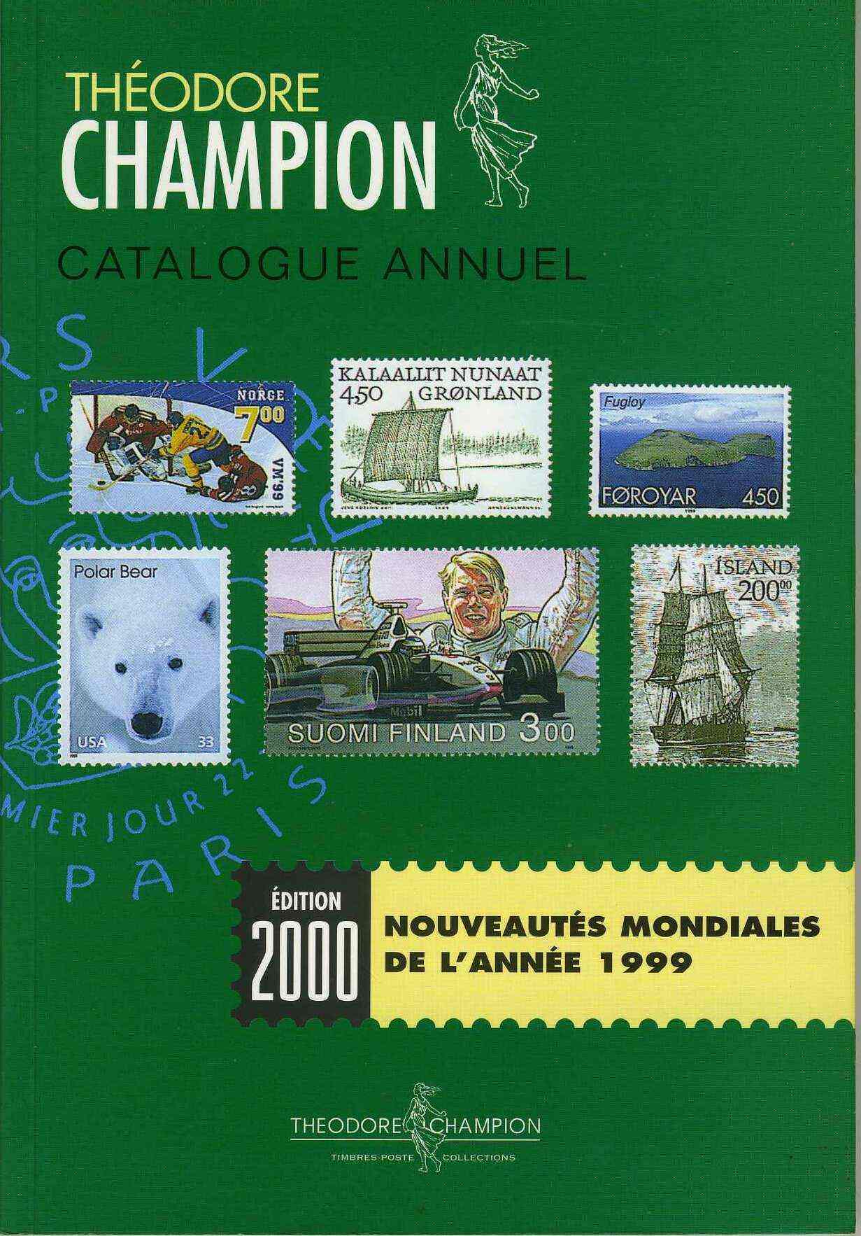 Catalogue Annuel 1999 Théodore Champion Edition 2000 - Autres & Non Classés