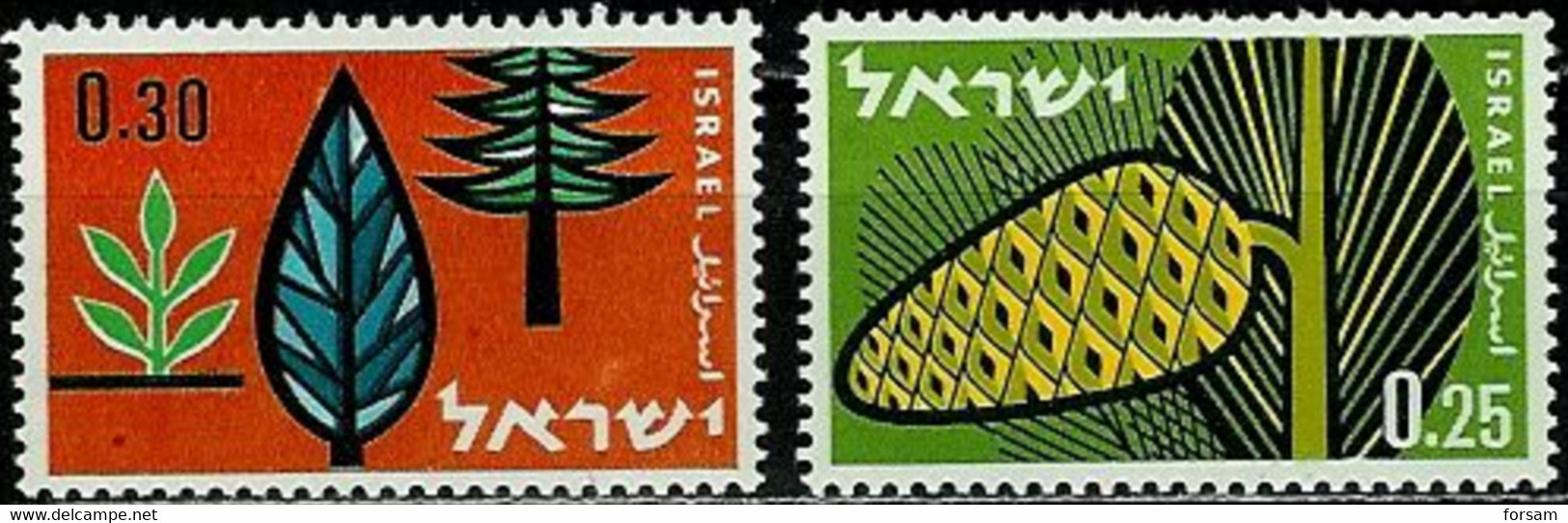 ISRAEL..1961..Michel # 247-248..MLH. - Unused Stamps (without Tabs)