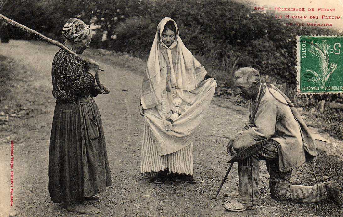 31 PIBRAC Pelerinage, Miracle Des Fleurs De Ste Germaine, Trés Beau Plan, Ed Labouche 365, 1910 - Pibrac