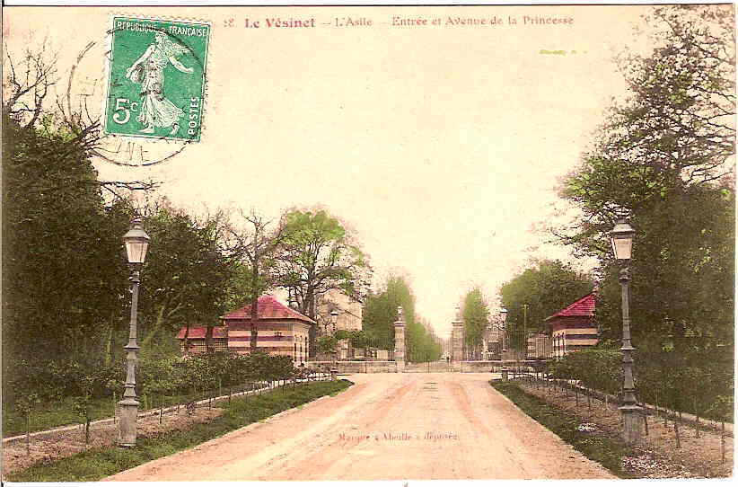 LE VESINET - L´Asile - Entrée Et Avenue De La Princesse. - Le Vésinet