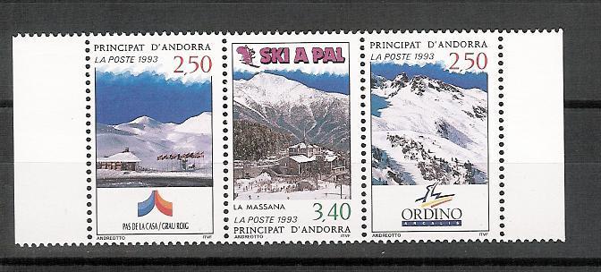 Andorre YT 429A **,stations De Ski Andorranes.A LA FACIALE - Neufs