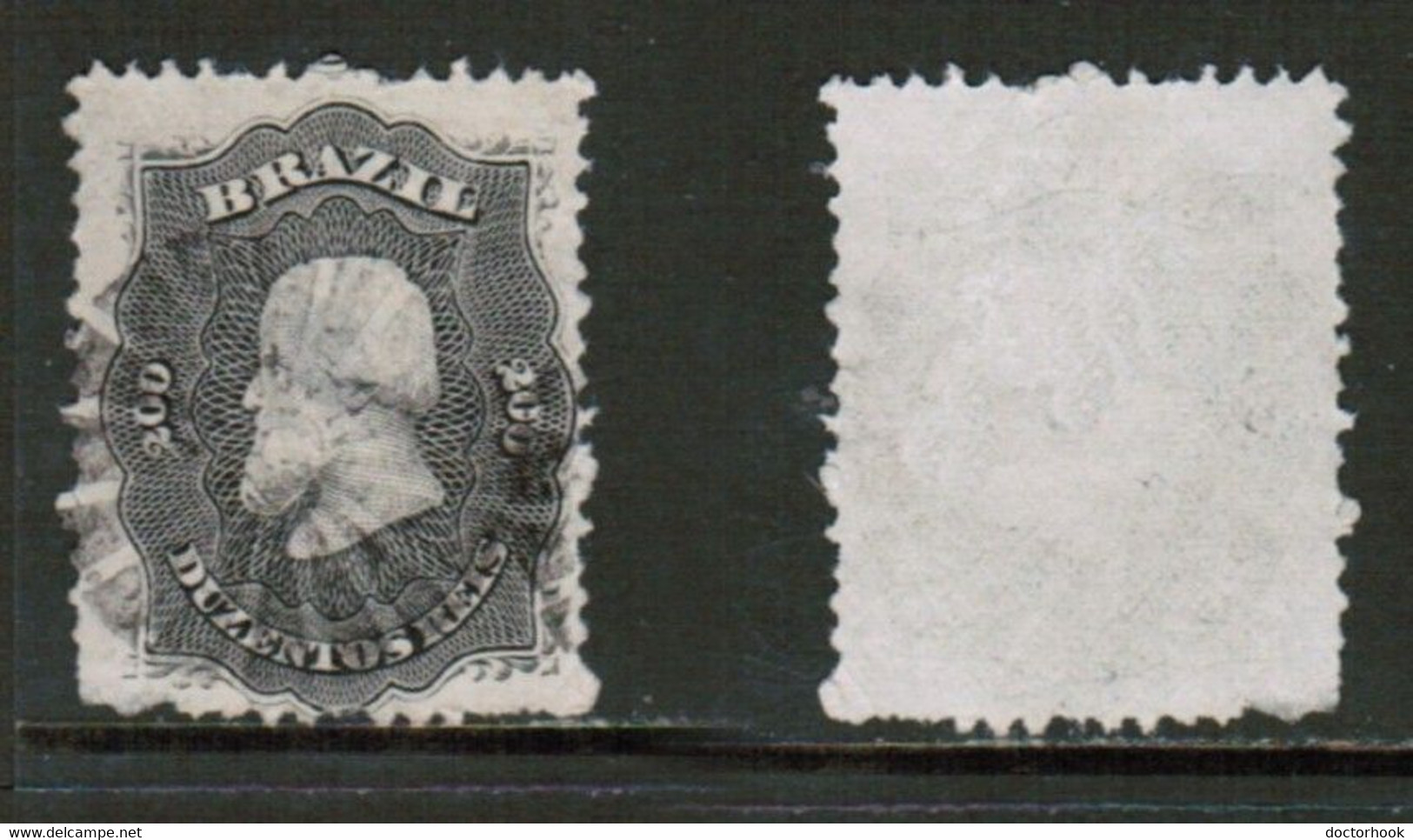 BRAZIL  Scott # 59 USED BACK FAULTS (CONDITION AS PER SCAN) (WW-2-110) - Used Stamps