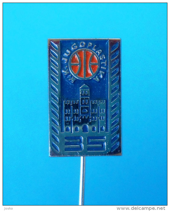 KK JUGOPLASTIKA Split Basketball Club ( Croatie Pin ) Badge Basket-ball Baloncesto Pallacanestro Anstecknadel Distintivo - Basketball