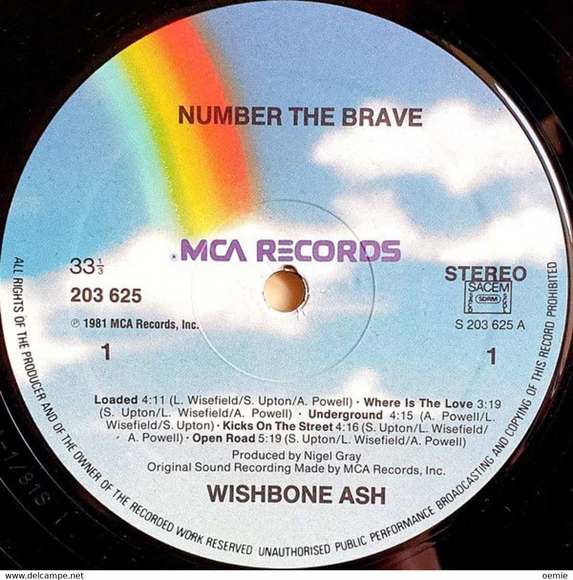 WISHBONE ASH  °°   NUMBER THE BRAVE - Altri - Inglese