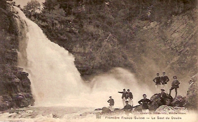 3169-frontière Franco-suisse, Le Saut Du Doubs - Customs