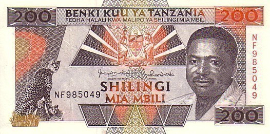 TANZANIE   200 Shillingi   Non Daté (1993)    Pick 25b Signature 11    ***** BILLET  NEUF ***** - Tanzanie