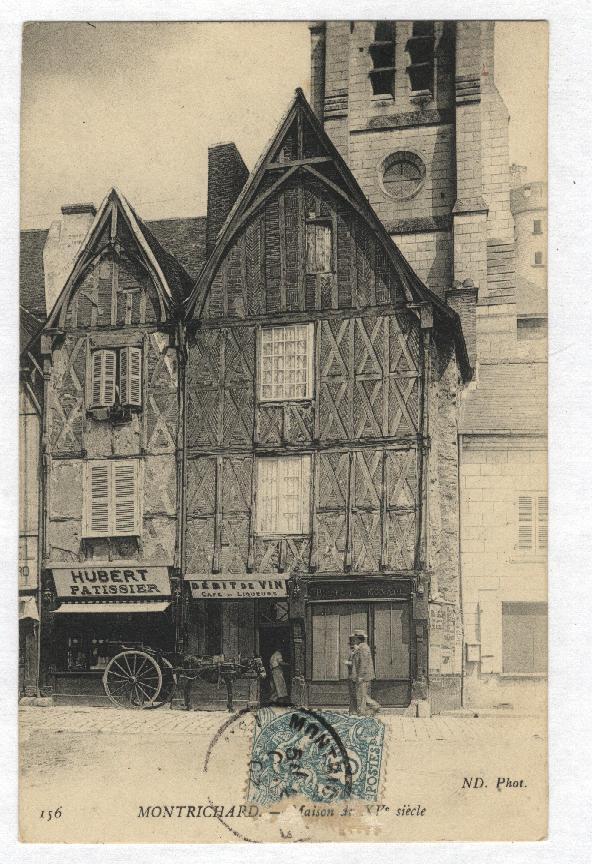 156  -  MONTRICHARD  --  Maison Du XV° Siècle - Montrichard