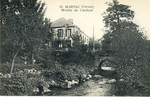 87 - HAUTE  VIENNE - LAURIERE - 23 - CREUSE - MARSAC - LE MOULIN  Sur  L´ARDOUR - MTIL 22 - Lauriere