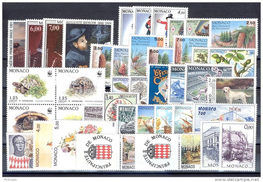 MONACO - SUPERB MODERN GROUP/COLLECTION MINT NEVER HINGED **! - Collections, Lots & Series