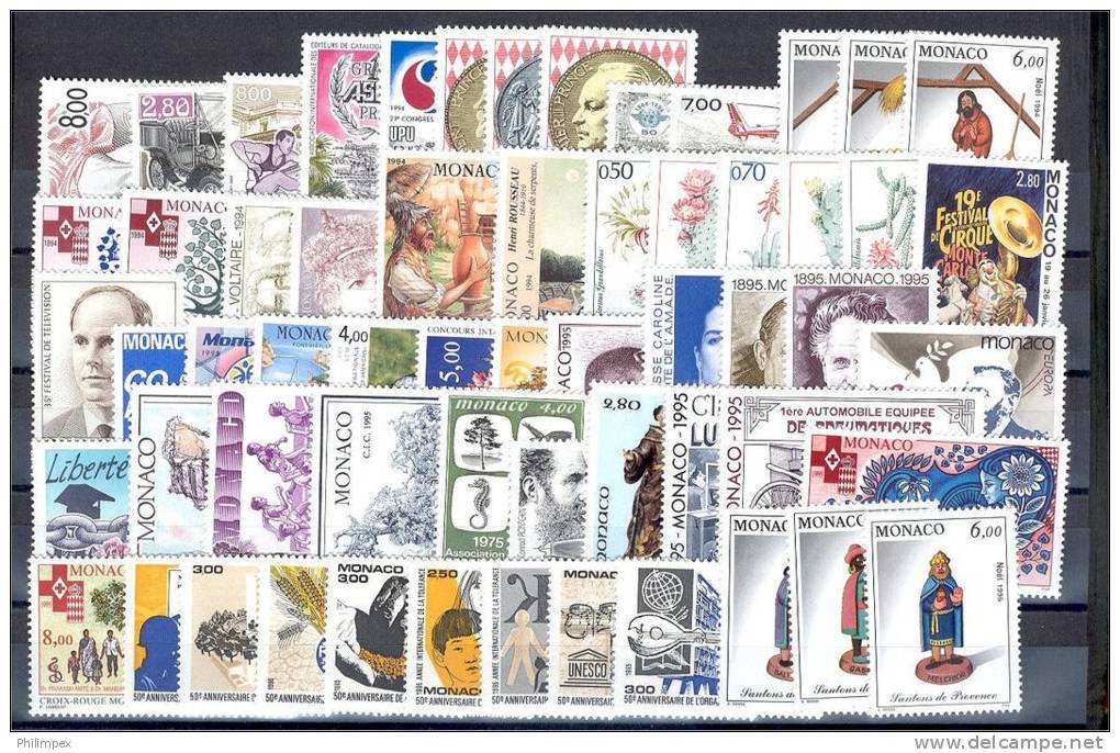 MONACO - SUPERB MODERN GROUP/COLLECTION MINT NEVER HINGED **!