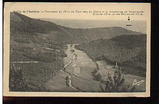 Jolie CP Ancienne Belgique Vallée De L'Amblève Panorama Du Tour De Coc Vers La Gleize Et Sanatorium De Borgoumont - Stoumont