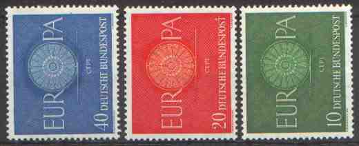 CEPT / Europa 1960 Allemagne N° 210 à 212 ** - 1960