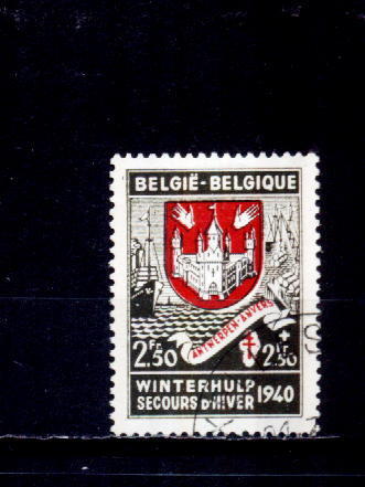 Belgique 1941 - Yv.no.545 Oblitere(d) - Gebruikt