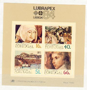 Portugal  Fb ** LUBRAPEX 1984 (68) - Musées