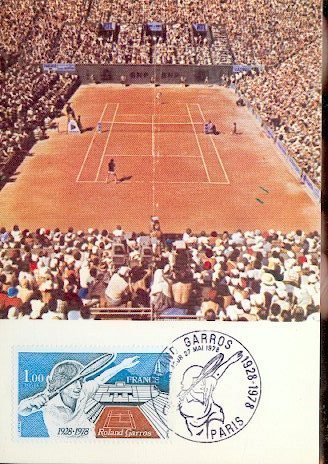 FRANCE CARTE MAXIMUM NUM YVERT 2012 TENNIS ROLAND GARROS - 2010-2019