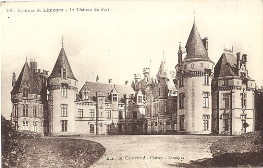 87 - HAUTE-VIENNE - SAINT PRIEST TAURION - CHATEAU De BORT - COURRIER Du CENTRE N° 101 - Saint Priest Taurion