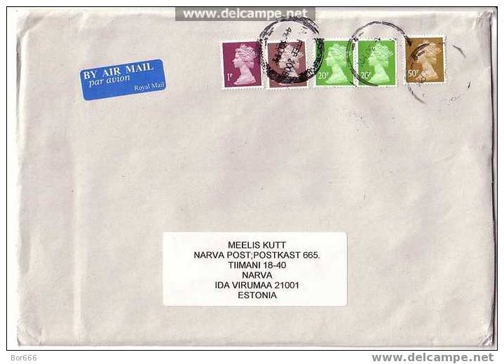 GOOD POSTAL COVER : GREAT BRITAIN - ESTONIA 2006 - Elizabeth - Unclassified