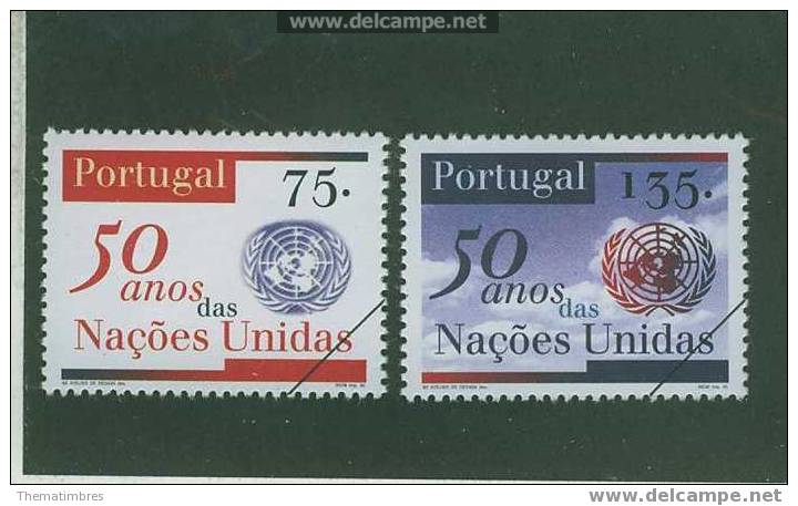 SPE0051 Specimen 50 Ans Des Nations Unies ONU 2054 à 2055 Portugal 1995 Neuf ** - Ungebraucht