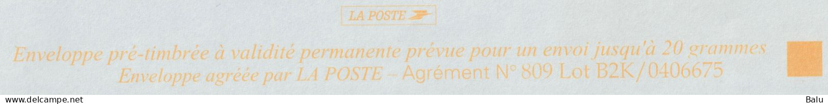 France Entier Postal Yvert No. 3417-E2  2 Lignes + Petit Carré Au Verso No 809 Lot B2K/0406675 Repiqué Noel à Strasbourg - Prêts-à-poster:private Overprinting