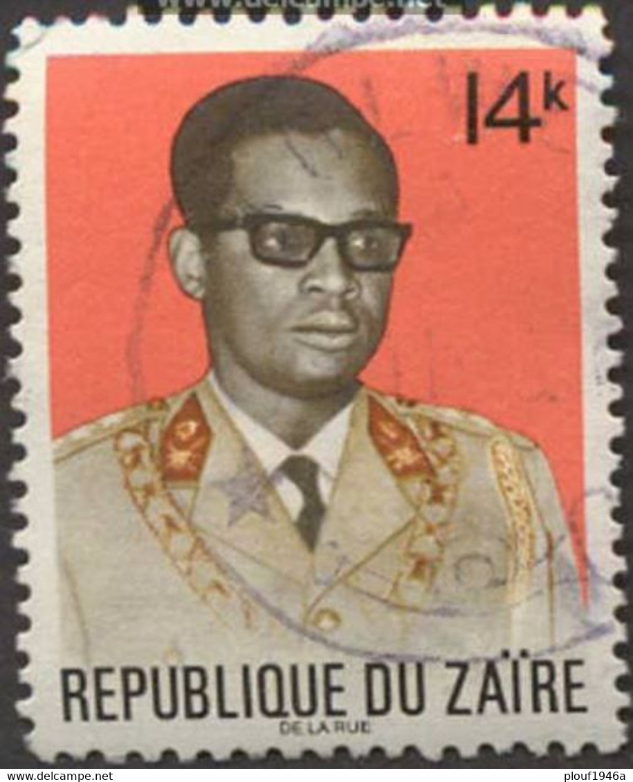 Pays : 509 (Zaïre (ex-Congo-Belge) : République))                Yvert Et Tellier N°:   818 (o) - Used Stamps