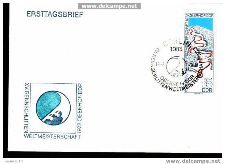 Fdc Sports > Hiver Allemagne 1973 Championnat Bobsleigh Oberhof - Winter (Other)